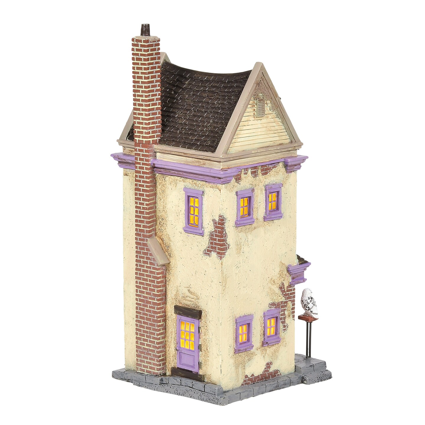 Department 56 Harry Potter Village Eeylops Owl Emporium Lit Building Figurine 8.7in H