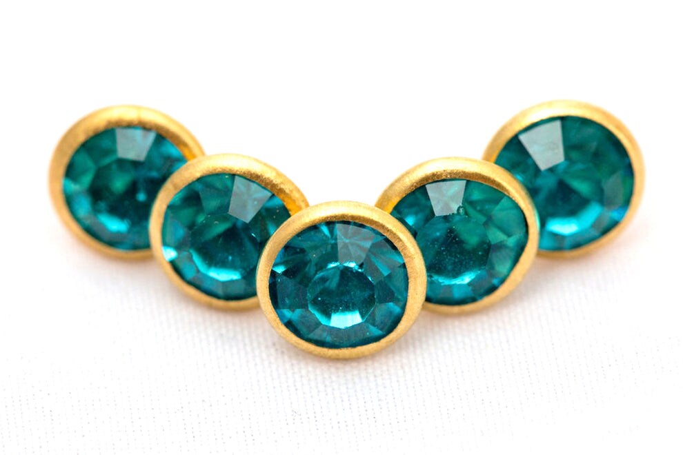 6mm Crystal Rivets - 50ct