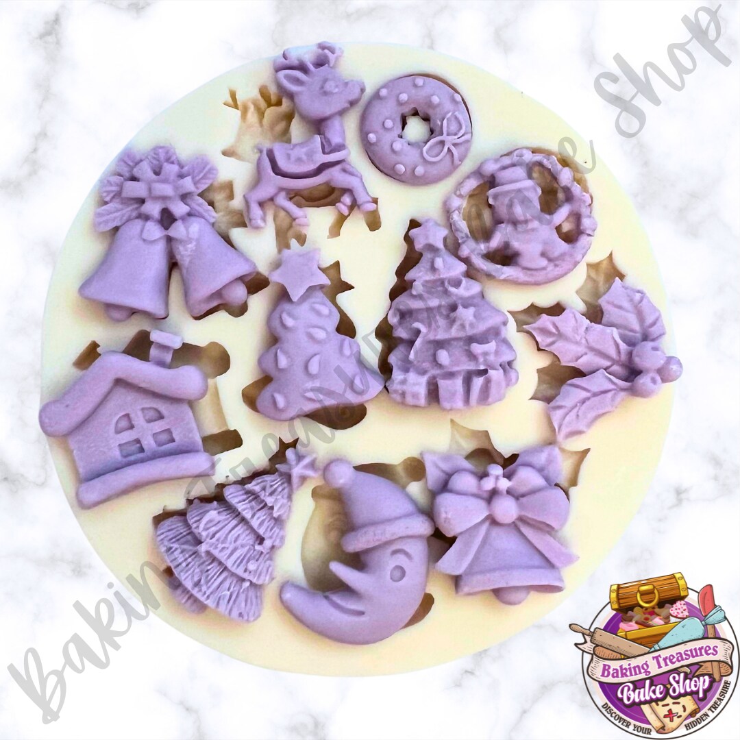 Assorted Christmas Silicone Mold