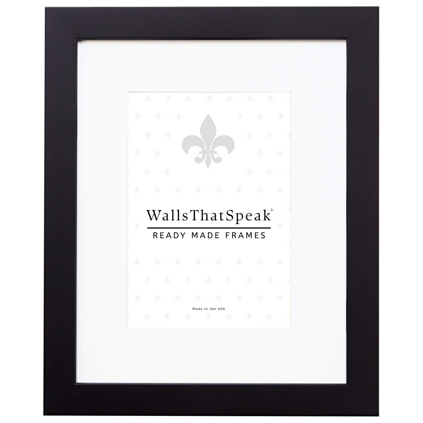 18x24 Matted Picture Frame, Confetti 0.875 Inch Wood Moulding, Wall Display Frame for Art, Posters, or Photos by wallsthatspeak