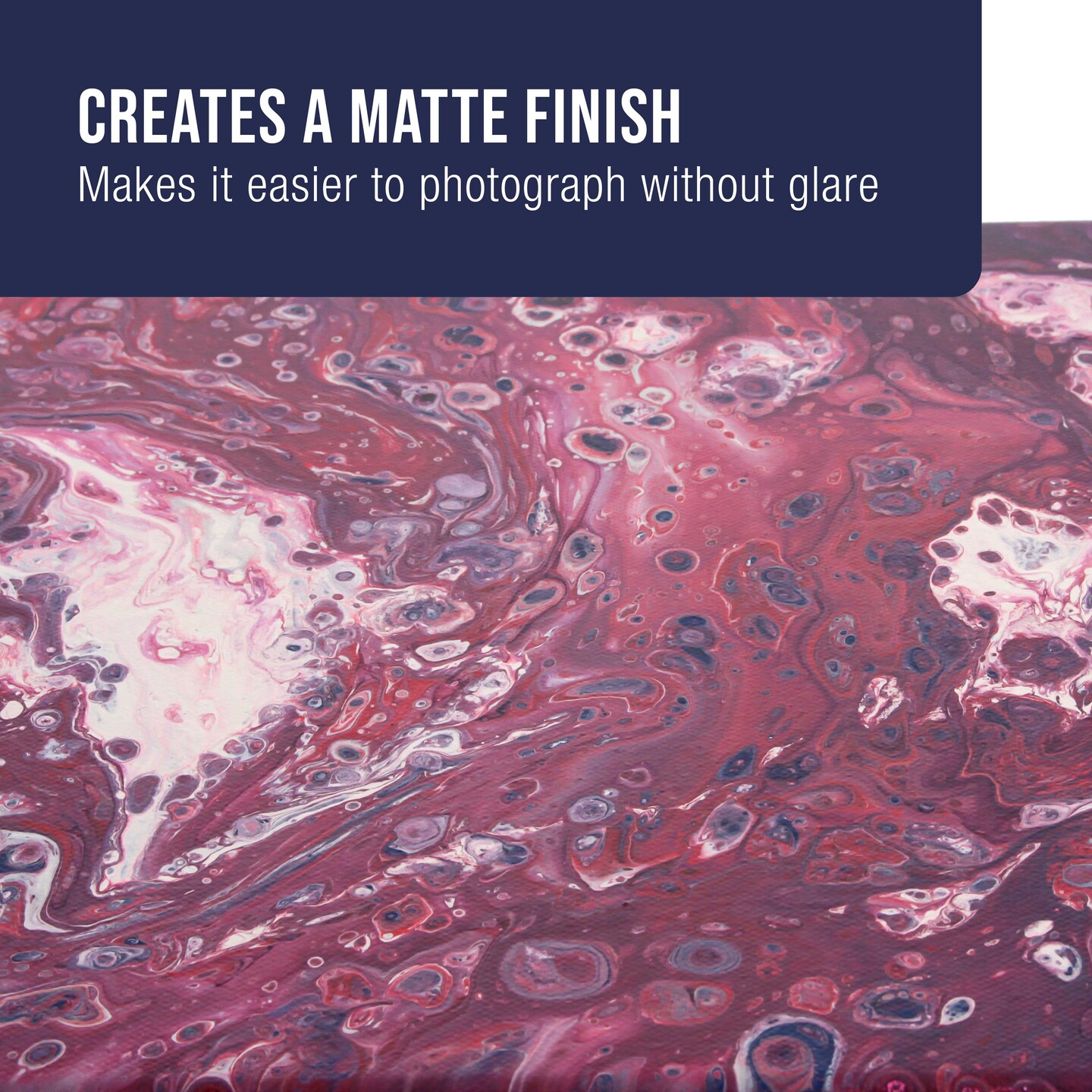 32oz (Quart) Pouring Paint Matte Medium - Professional Acrylic Medium for Improving Paint Flow &#x26; Cell Effects Creator, Viscosity Adjuster