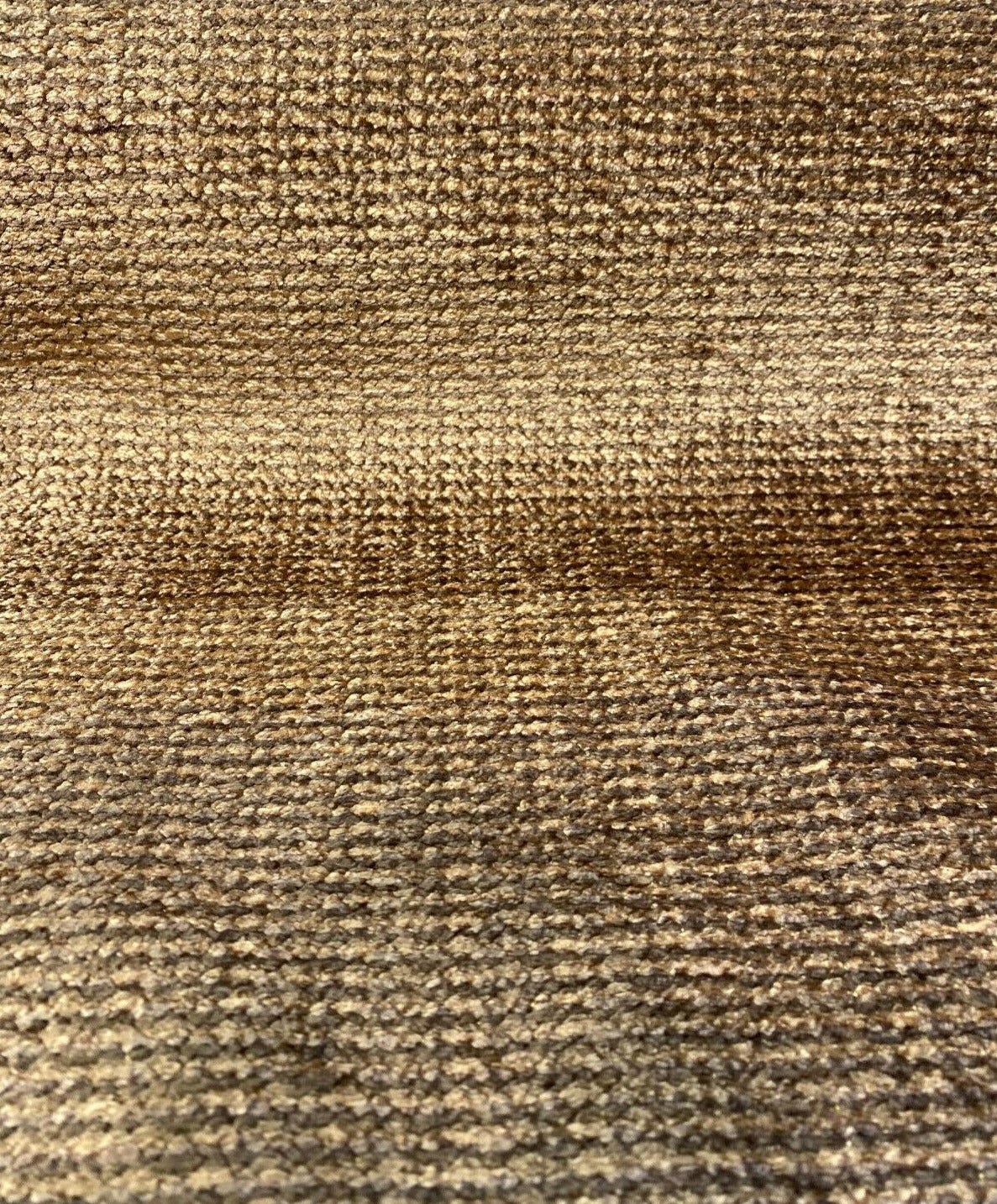 1 Yard Golden Brown Chenille Upholstery Fabric Soft Shiny Textured Durable 56 Inches Width