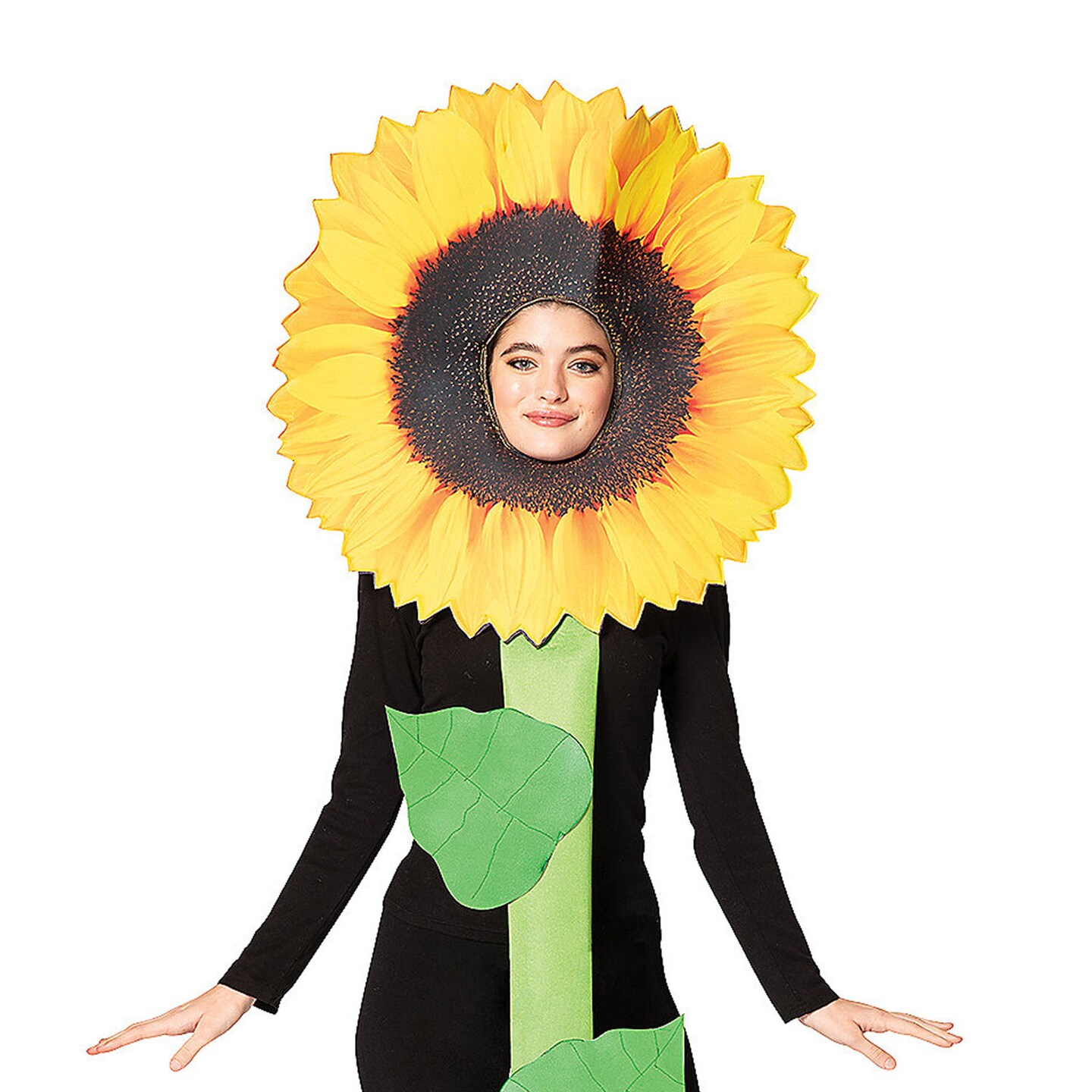 Sunflower Adult Costume One Size Cheerful Fun Halloween Outfit