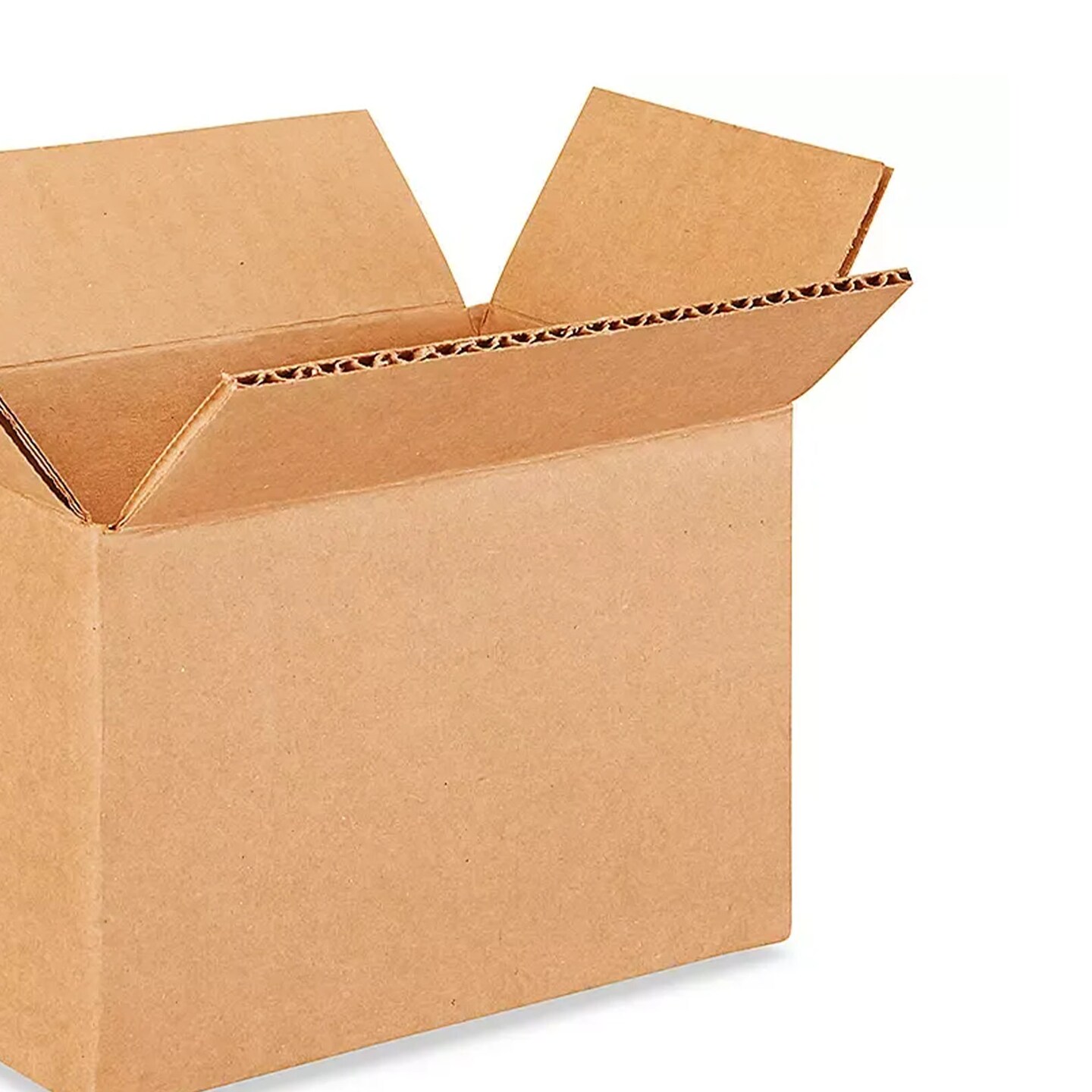 25 pcs Corrugated Shipping Boxes Durable Kraft Cardboard 6 x 4 x 4 Inch