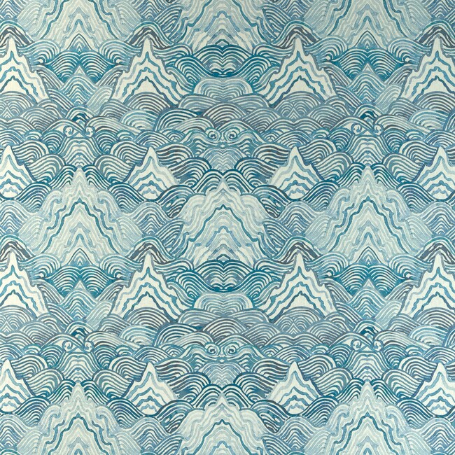 1 Yard Modern Abstract Printed Linen Drapery Fabric 100 Percent Premium Quality