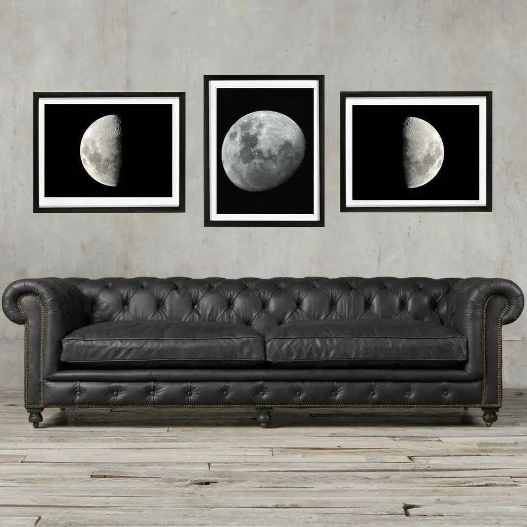 Moon Art Print for Elegant Home Decor and Celestial Wall Aesthetic