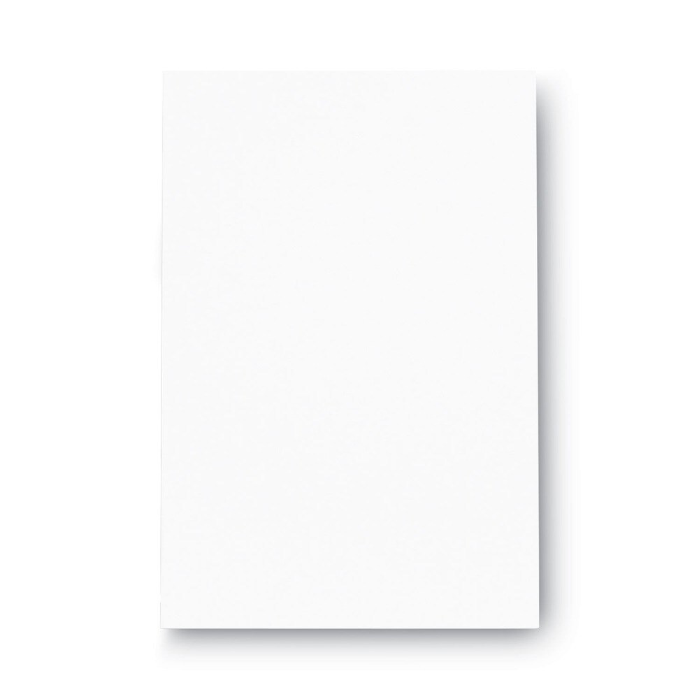 Universal 100 Sheet Unruled 4 in. x 6 in. Scratch Pads - White (12/Pack)