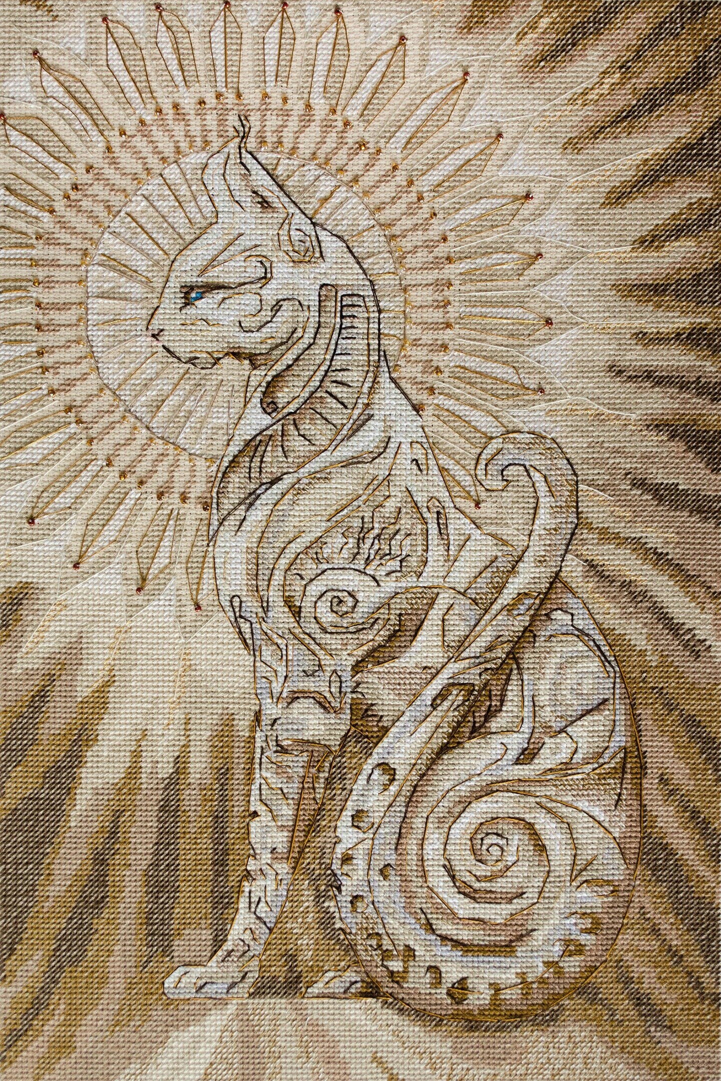 Cross-stitch kit - Protector of the Sun