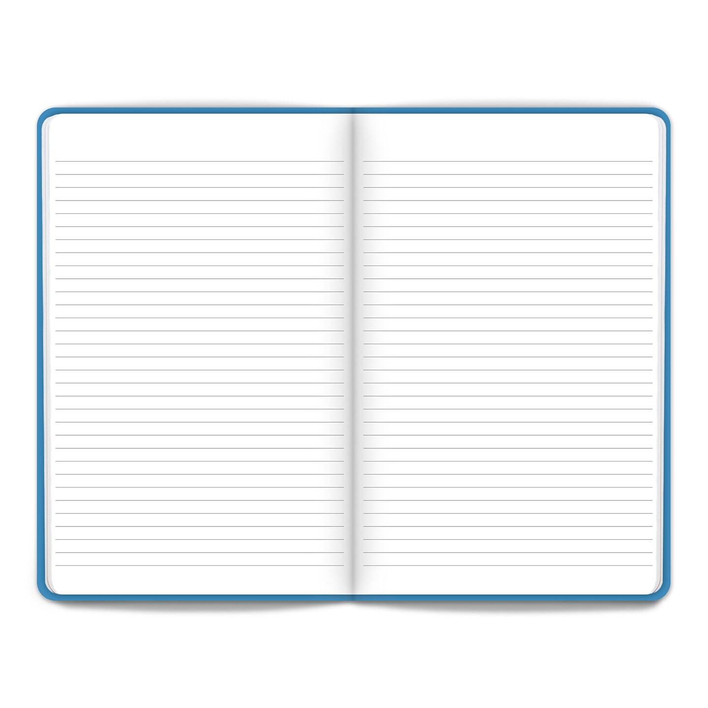 Pantone OFFICIAL Blue | 5.25 x 8.25 Inch Lined Compact Journal | Non-Dated | BrownTrout | Planning Stationery Diary