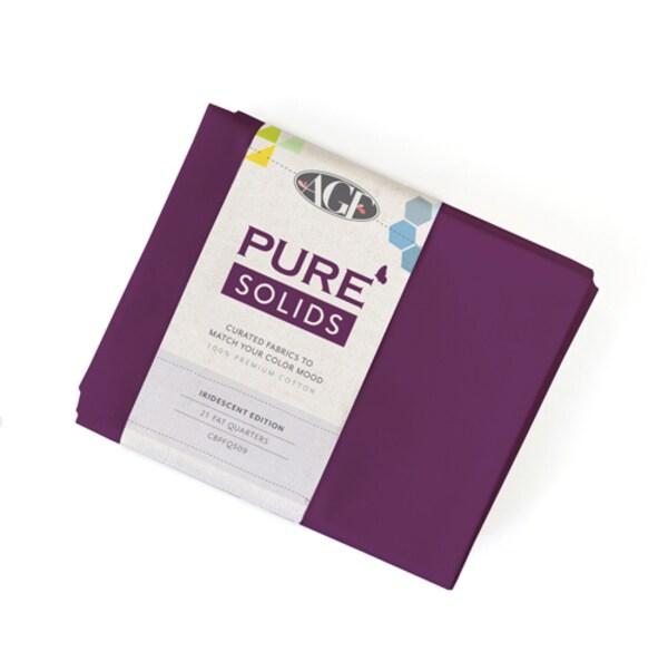 Pure Solids Fat Quarter Bundle in Iridescent by  for Art Gallery (CBPFQ509)