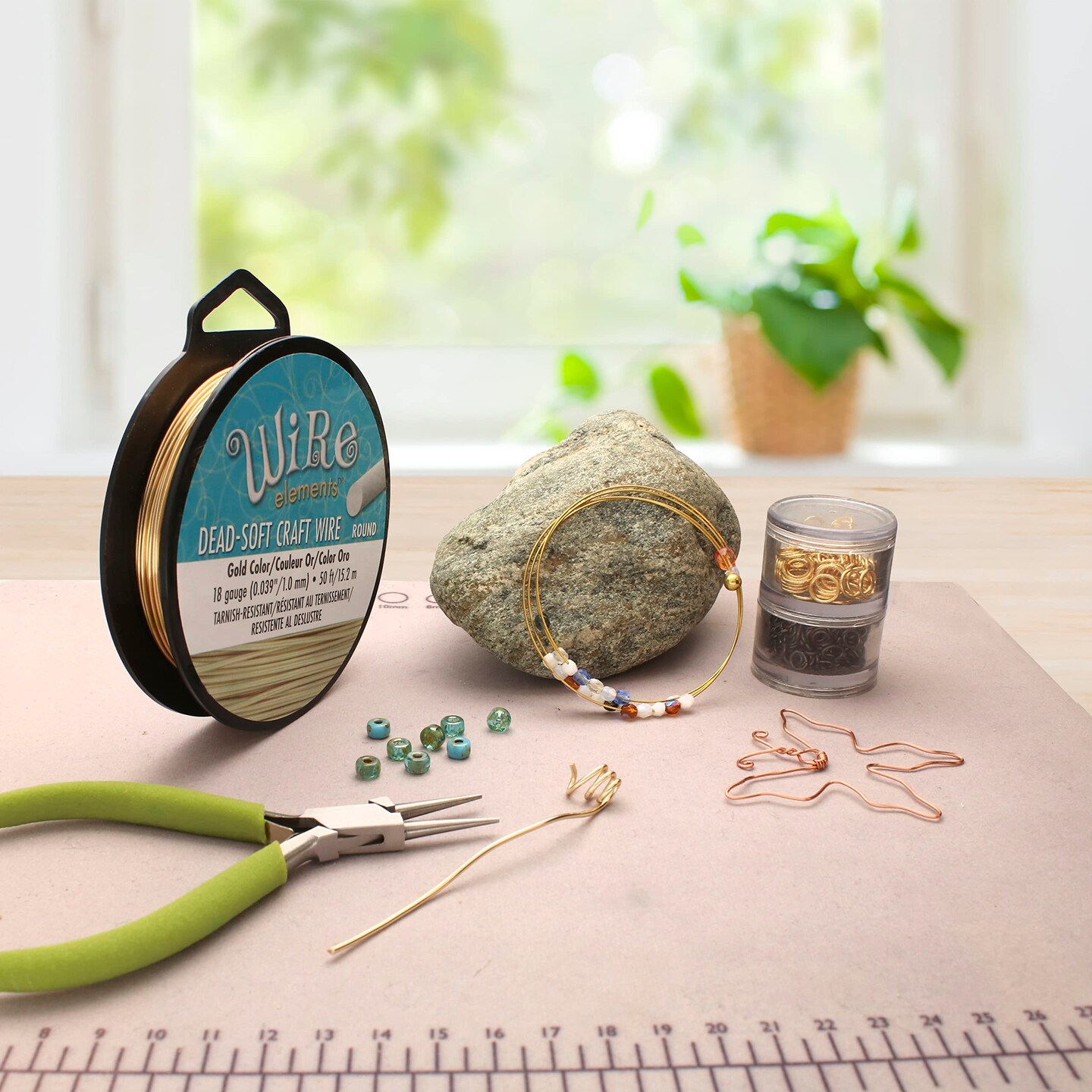 The Beadsmith Wire Elements Craft Wire – Tarnish Resistant, Soft Temper, Round