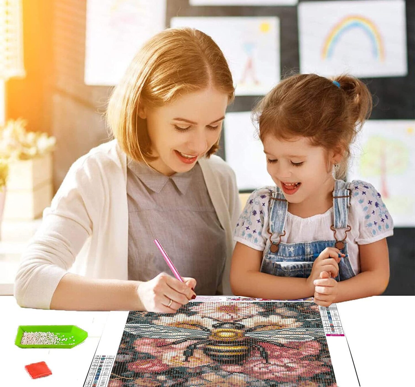 4 Pack Diamond Art Kits for Adults Beginners (4 Pack Diamond Painting-12) 3.94 x 3.94 x 0.39 inches