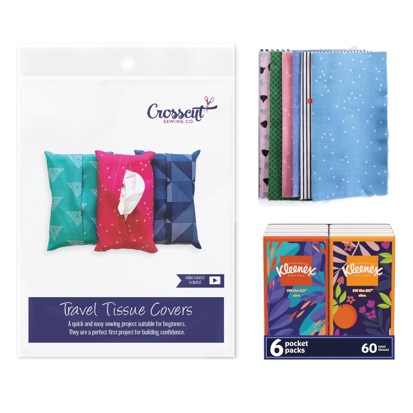Crosscut Sewing Co. Beginner Sewing Kit Bundle