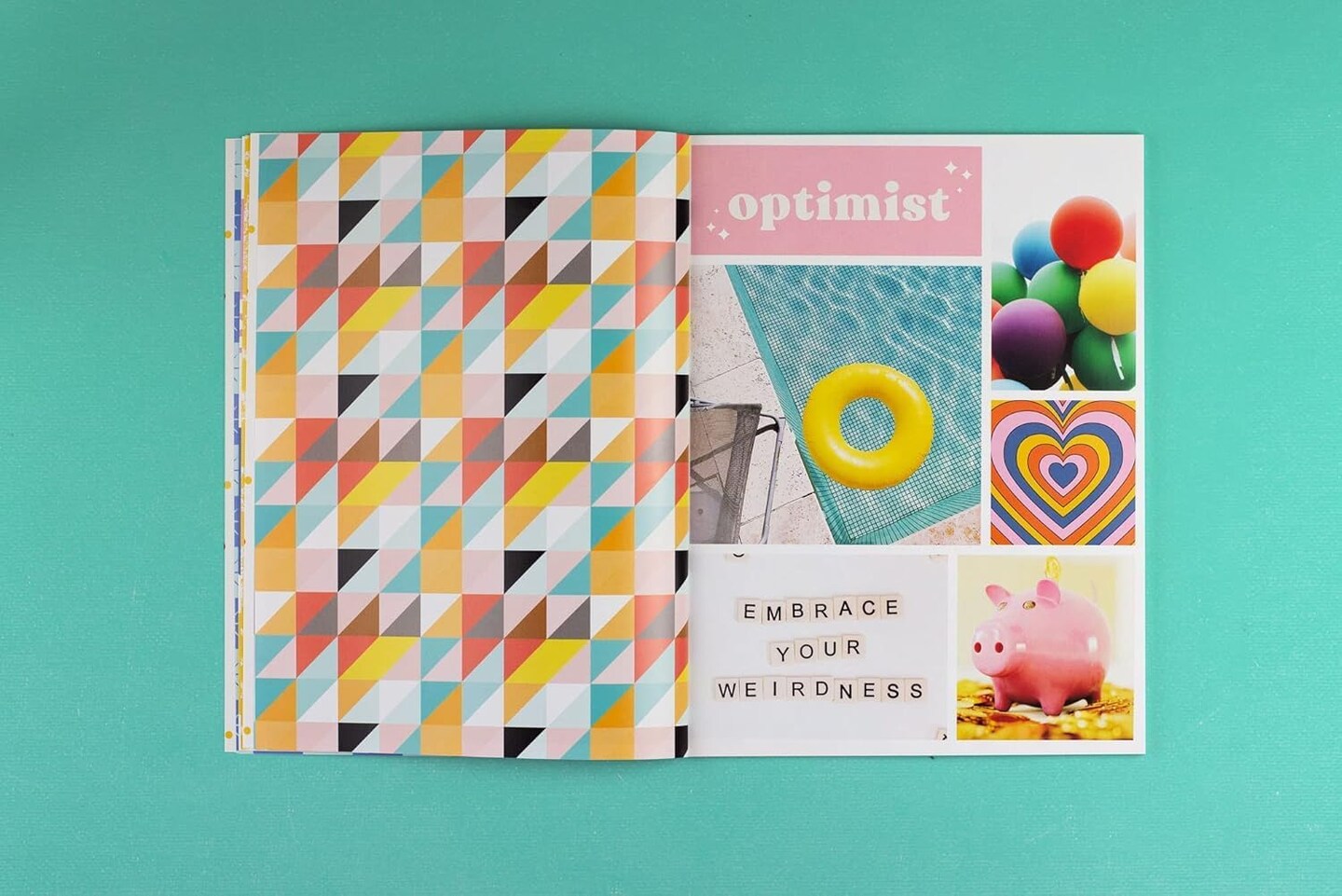 Vision Board Book for Collage Making & Scrapbooking (Kid/Teen)