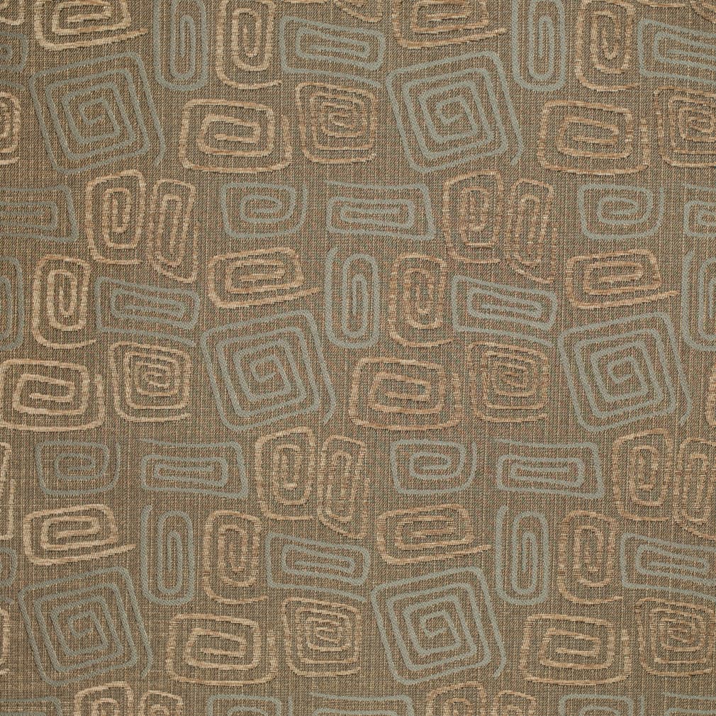 Hazelwood - Brown Abstract Geometric Upholstery Fabric 54 Inches"