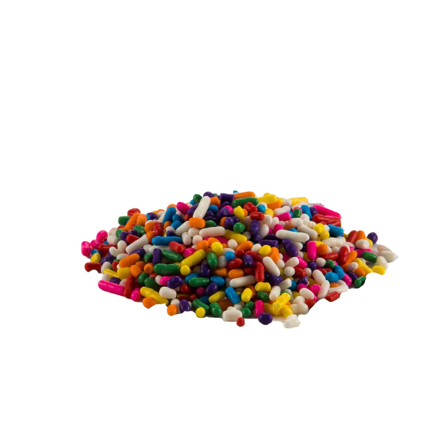 Sprinkle King Bright Confetti Blend Non Partially Hydrogenated Decorettes 5 Pound 4 Pack Bulk