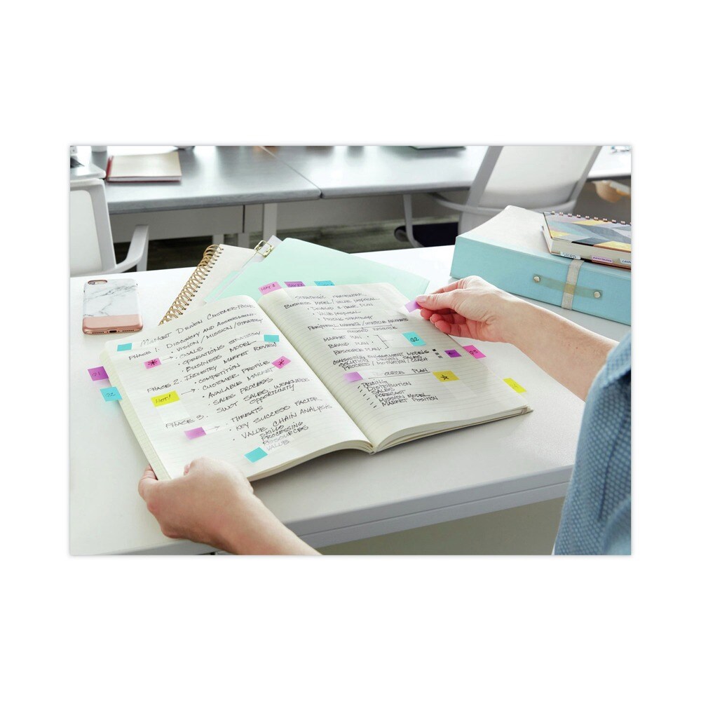 Post-it Flags Marking Page Flags in Dispensers - Green (600/Box)