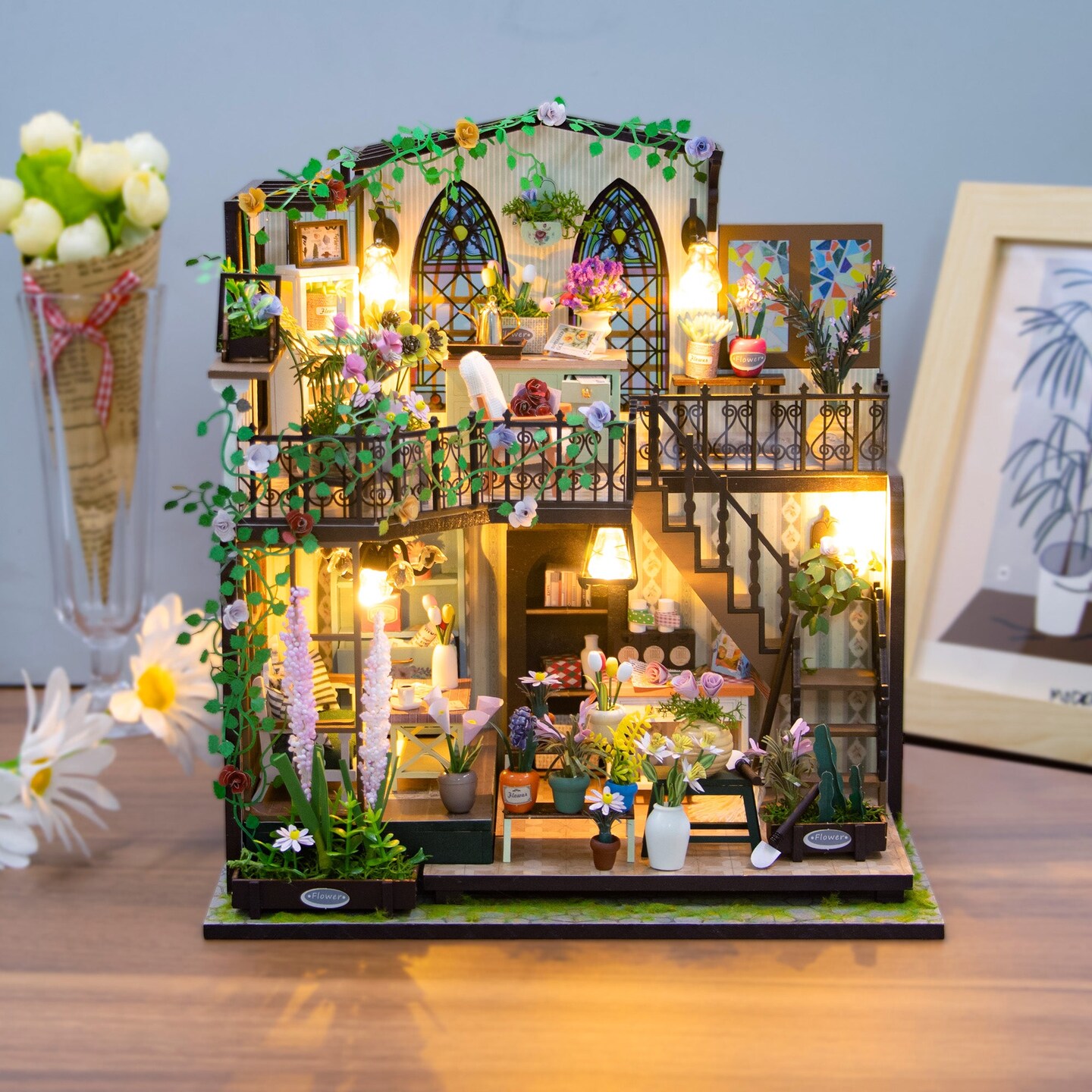 DIY Miniature House Kit - Garden Loft
