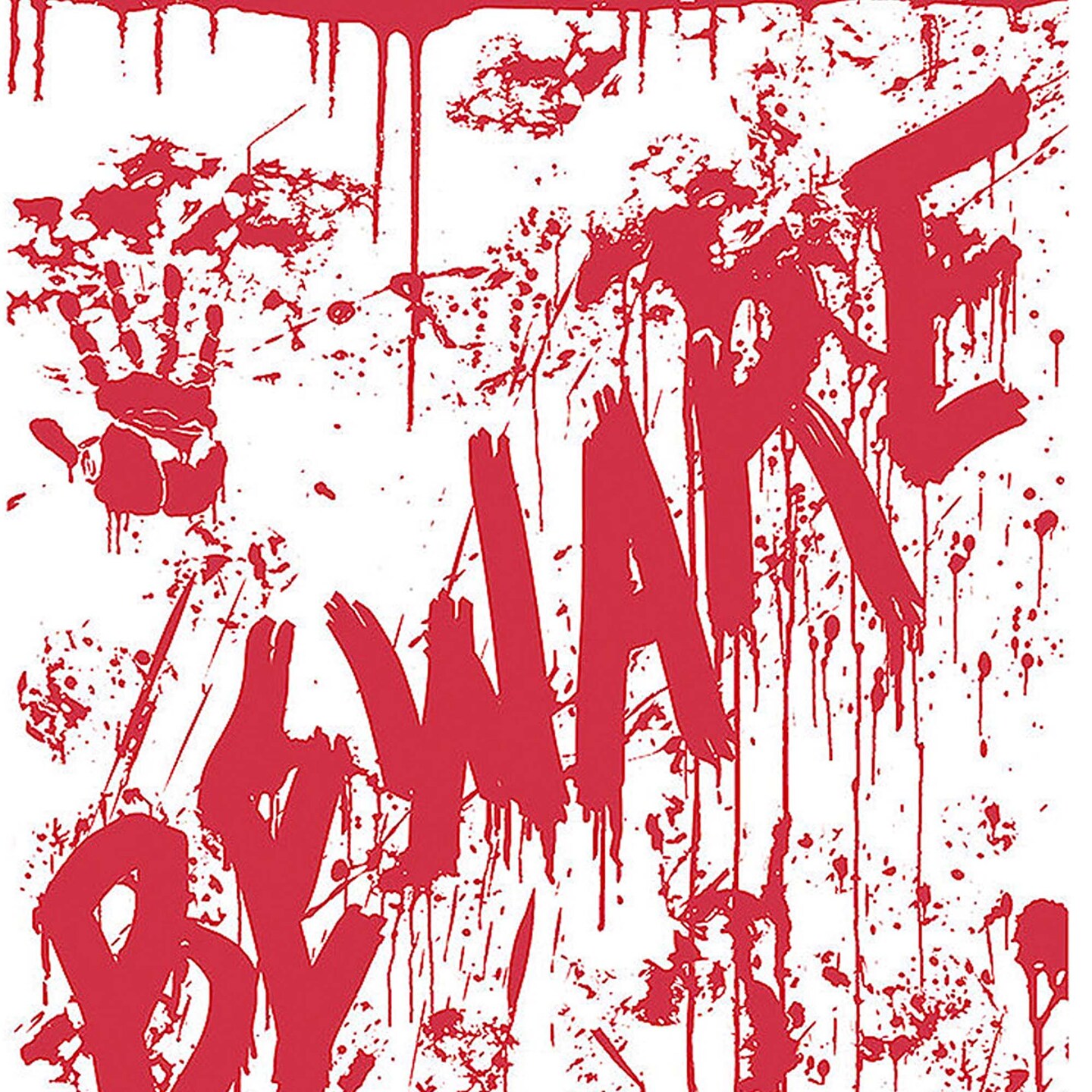 Realistic Bloody Door Cover Halloween Decoration for Haunted House Parties