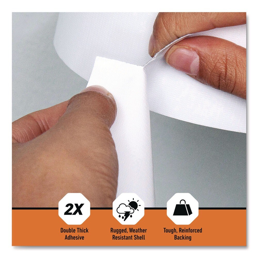 Gorilla Glue 3 in. Core 1.88 in. x 30 yds. Gorilla Tape - White (1-Roll)