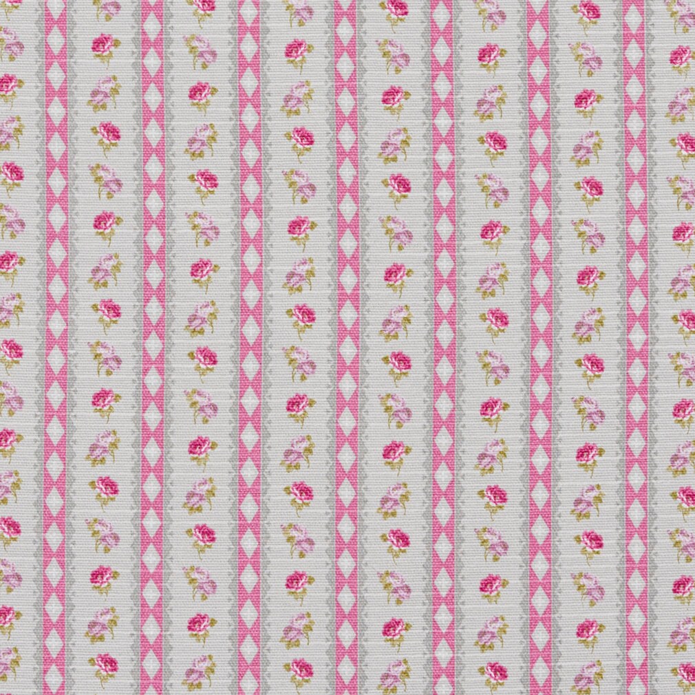 Upholstery Fabric - Green,Pink Small Scale,Stripe Upholstery Fabric 54 Inches"