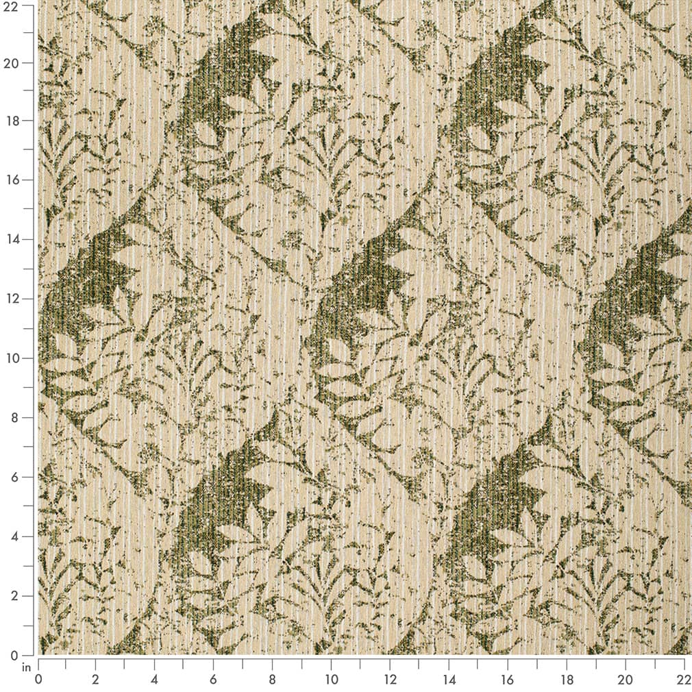 Upholstery Fabric - Green Abstract & Geometric,Leaves Upholstery Fabric 54 Inches"