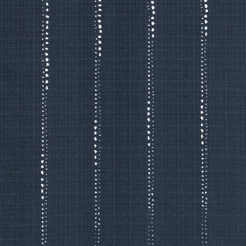 Sapphire - Blue Stripe Upholstery Fabric 54 Inches&#x22;