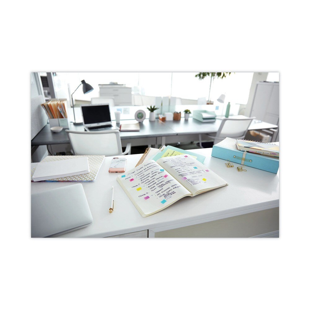 Post-it Flags Standard Page Flags in Dispenser - Green (100/Pack)