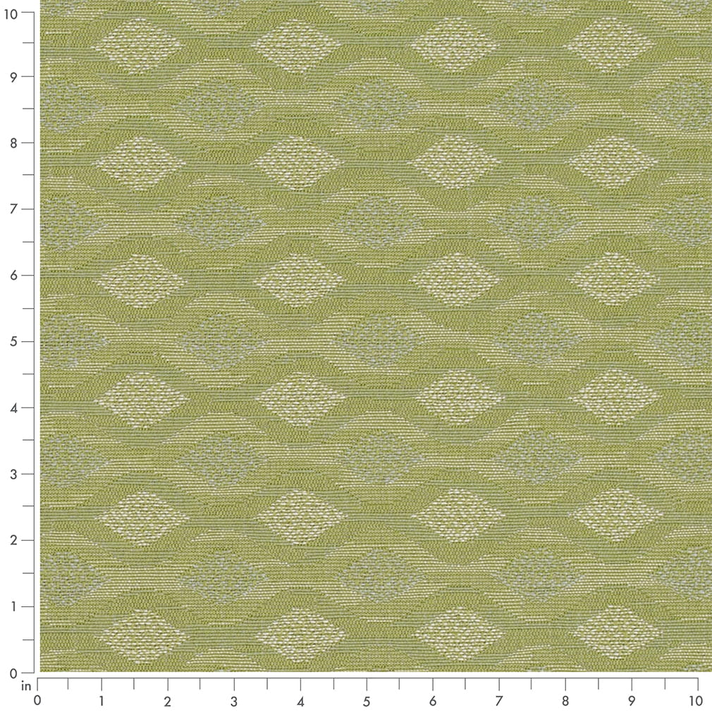 Sage - Green Abstract & Geometric Upholstery Fabric 54 Inches"