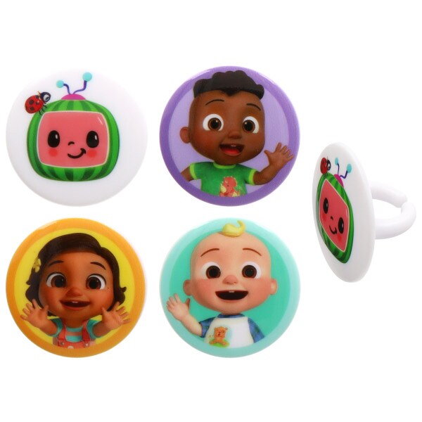 CoComelon&#x2122; and Friends Cupcake Rings 12ct