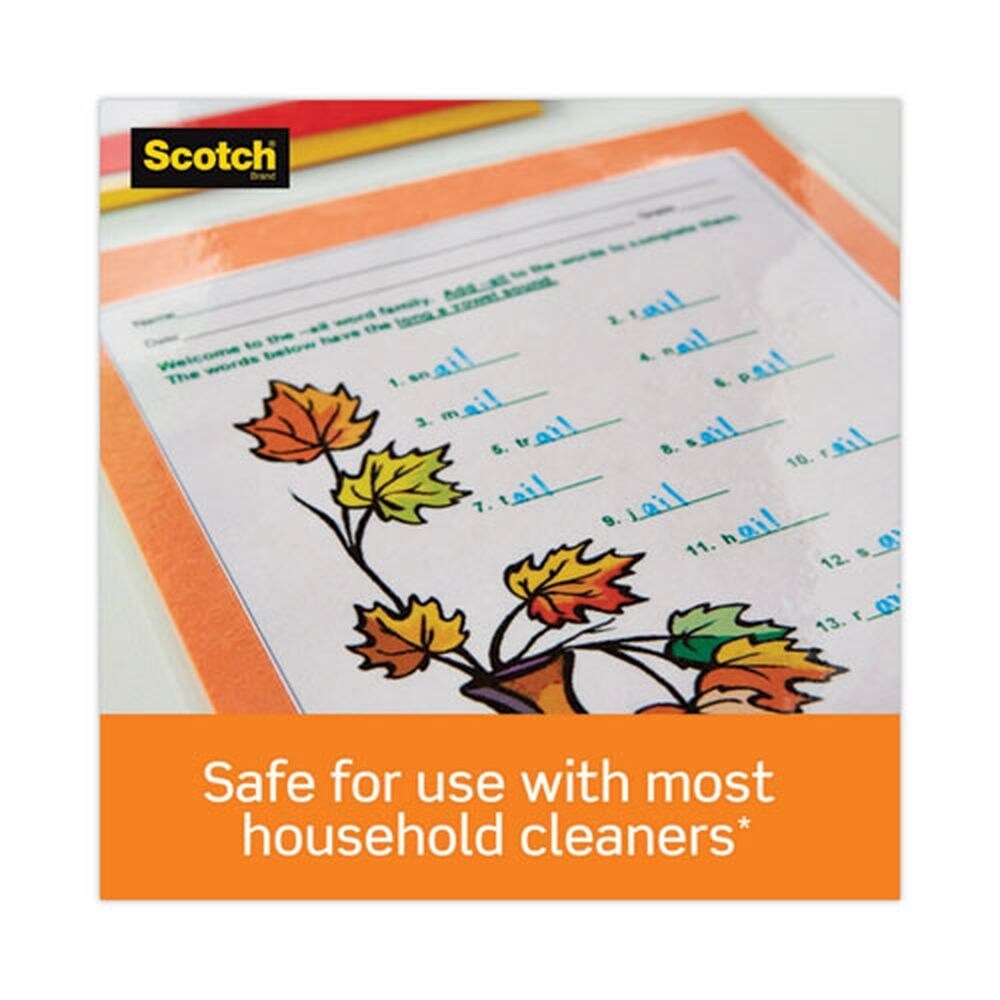 Scotch 3 mil 11-2/5 in. x 8-9/10 in. Letter Size Thermal Laminating Pouches (200/Pack)