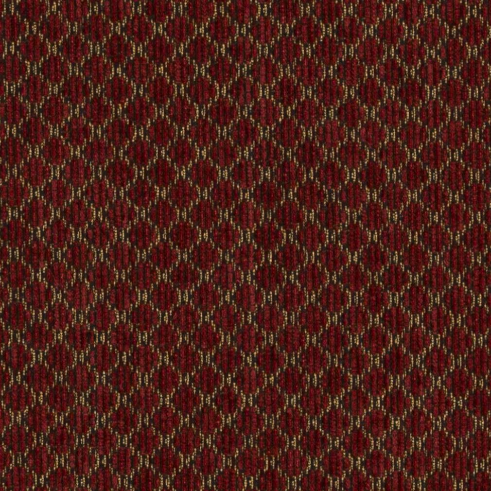 Cabernet - Red & Burgundy Diamonds,Plain & Solid,Small Scale Upholstery Fabric 54 Inches"