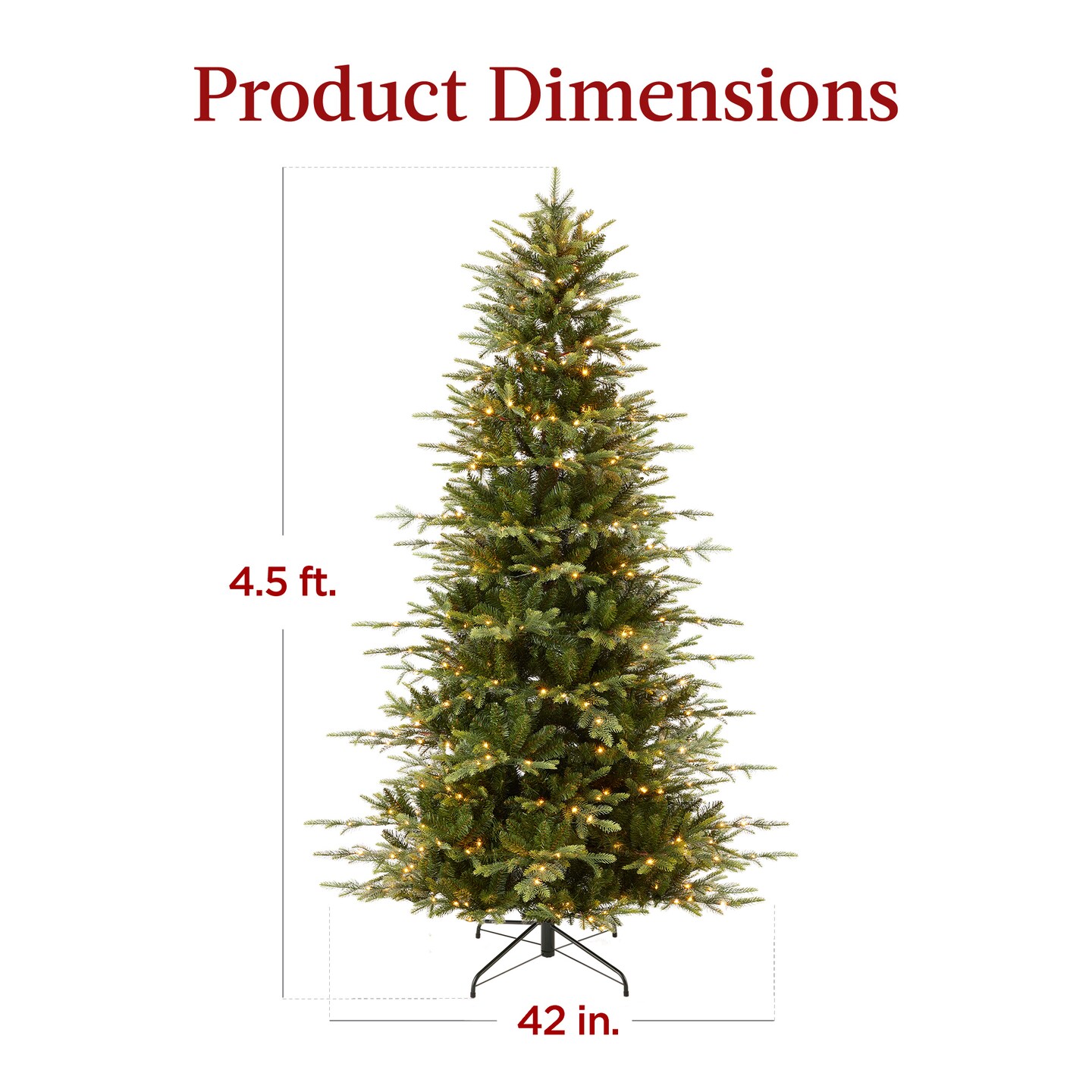 Best Choice Products Pre-Lit Artificial Aspen Noble Fir Christmas Tree w/ Branch Tips, LED Lights