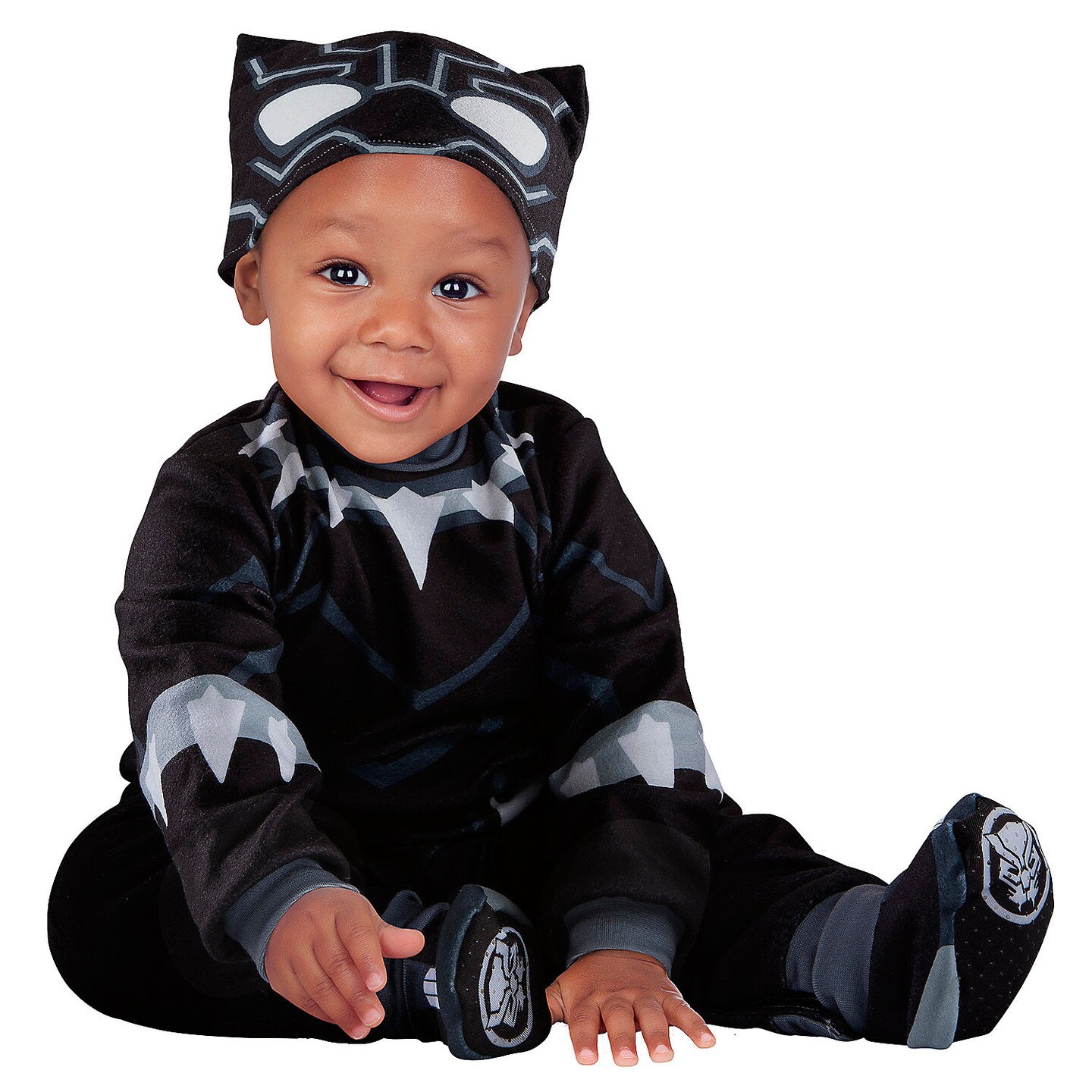 Black Panther Infant Toddler Costume Marvel Superhero Halloween Outfit 12 18 Inch