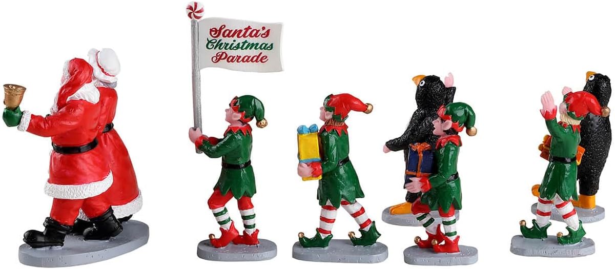 Santa&#x27;s Elf Parade Set of 7
