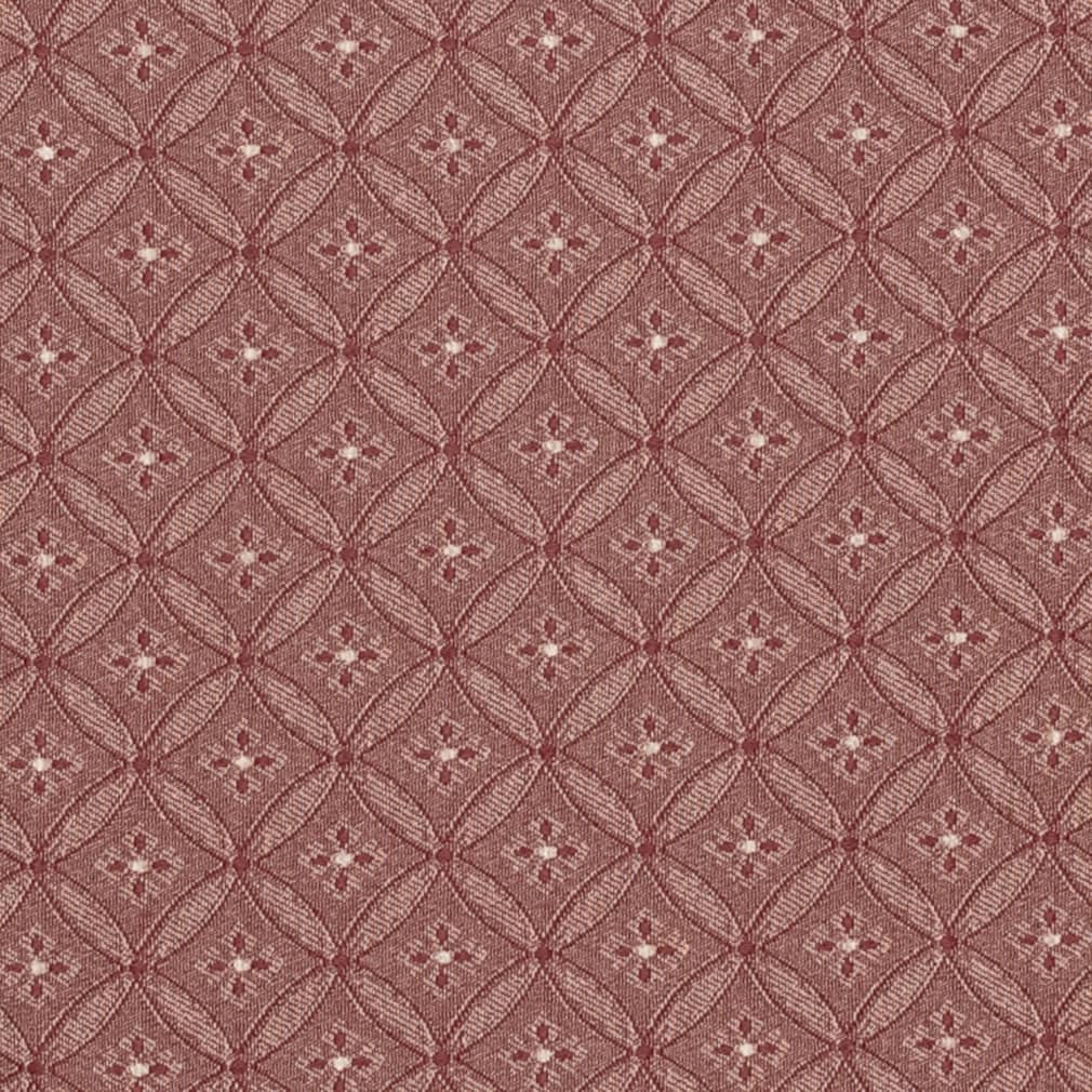 Garnet Bria - Red & Burgundy Abstract & Geometric Upholstery Fabric 54 Inches"