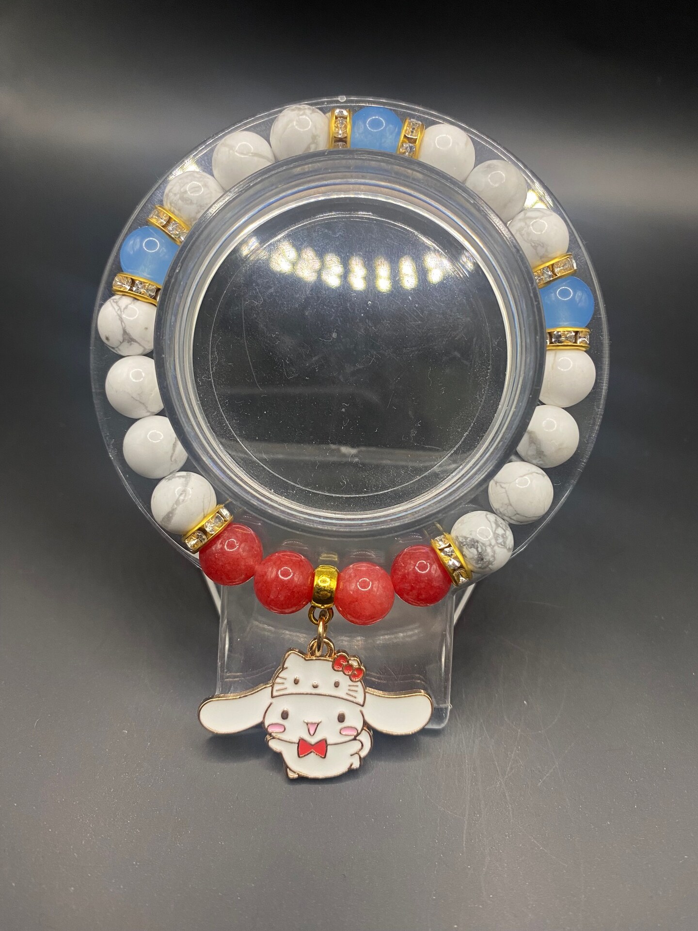 オールドクリスタル　ハンドメイド Cinnamon Roll genuine crystal bead bracelet | MakerPlace by Michaels