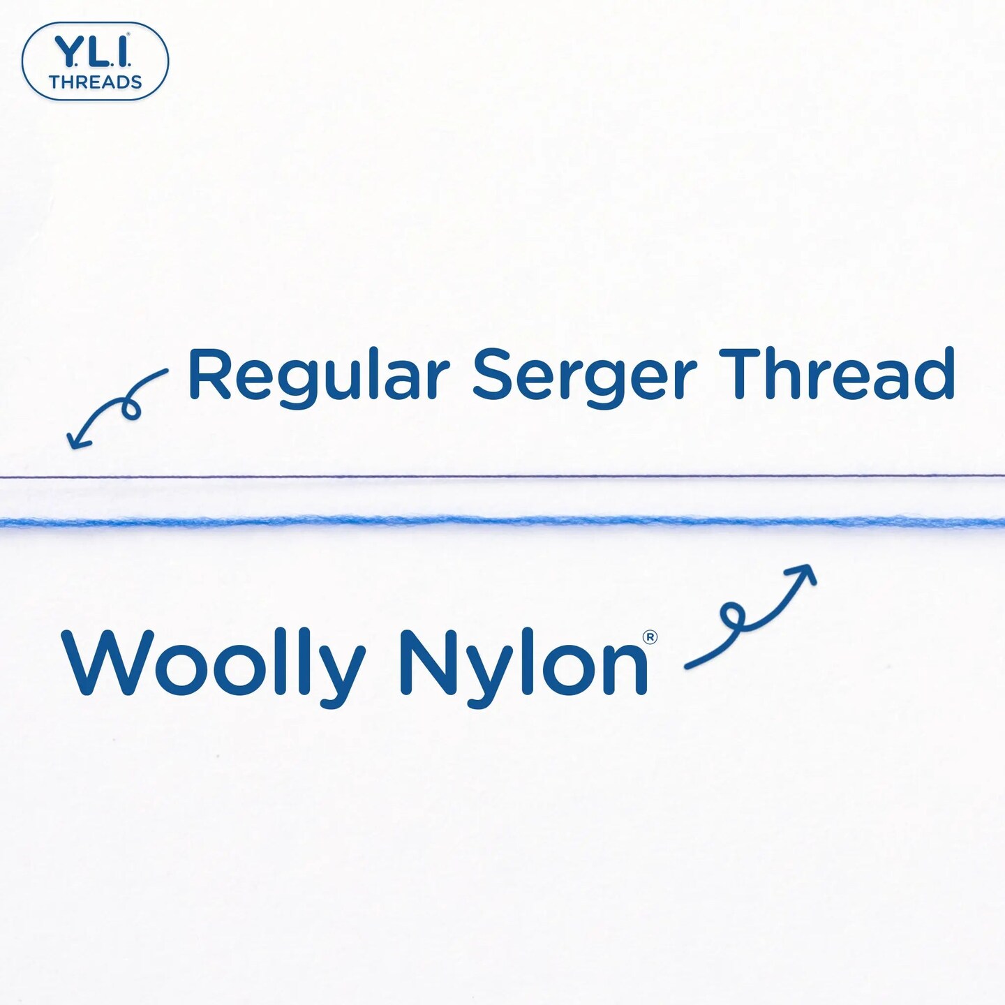 Woolly Nylon #BLK - Black Mini Cone