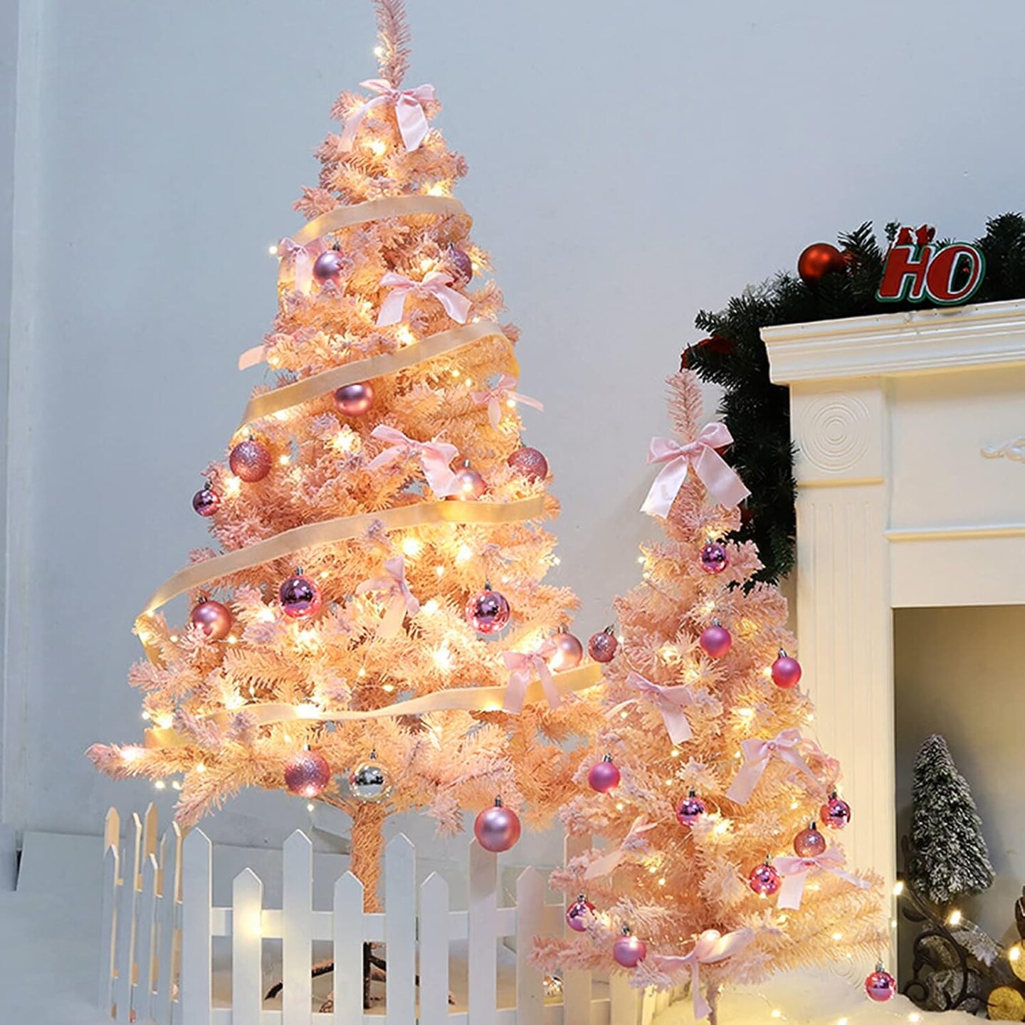 100-Count Clear Mini Christmas String Lights – 25ft Incandescent Bulbs on White Wire, Indoor & Outdoor Decorative Lights for Trees, Garlands, Parties, Weddings, and Festivals (Warm White)