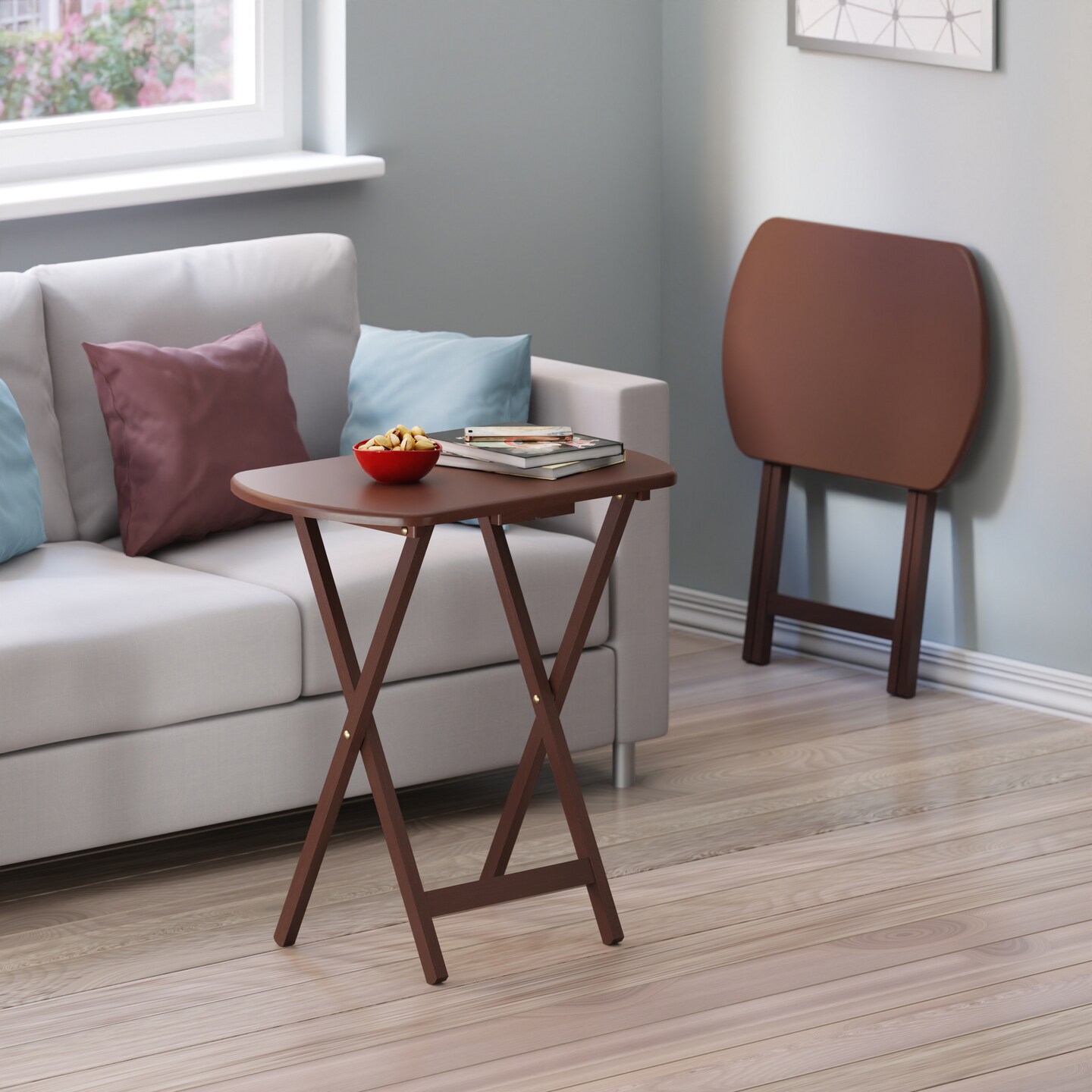 Large Snack Table Contemporary Home Living Oversized Rectangular Snack Tables - 25.5 ...