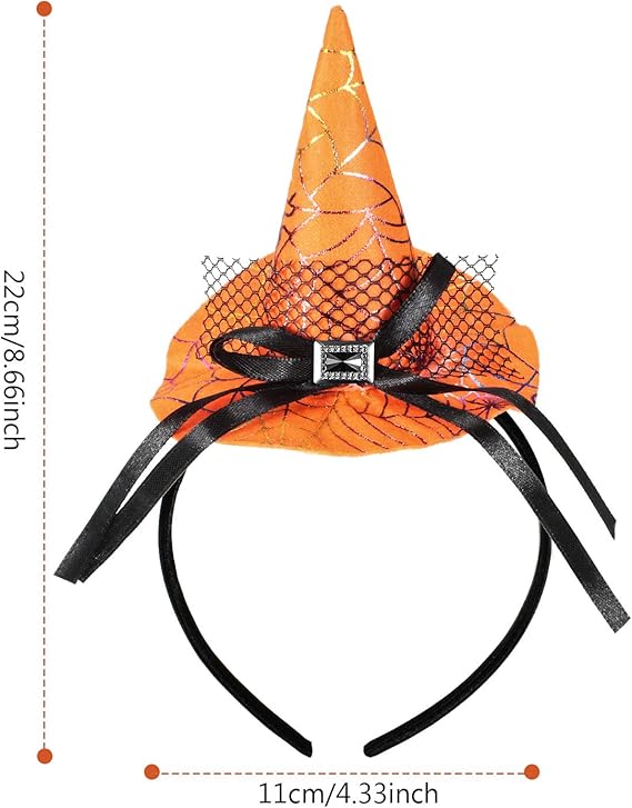 8 Pieces Halloween Headbands - Assorted