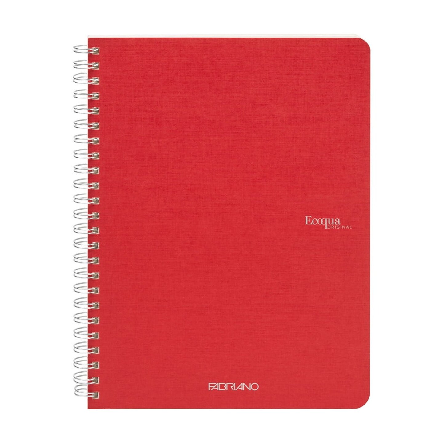 Fabriano Ecoqua Original Spiral-Bound Notebook, A5, 70 Sheets