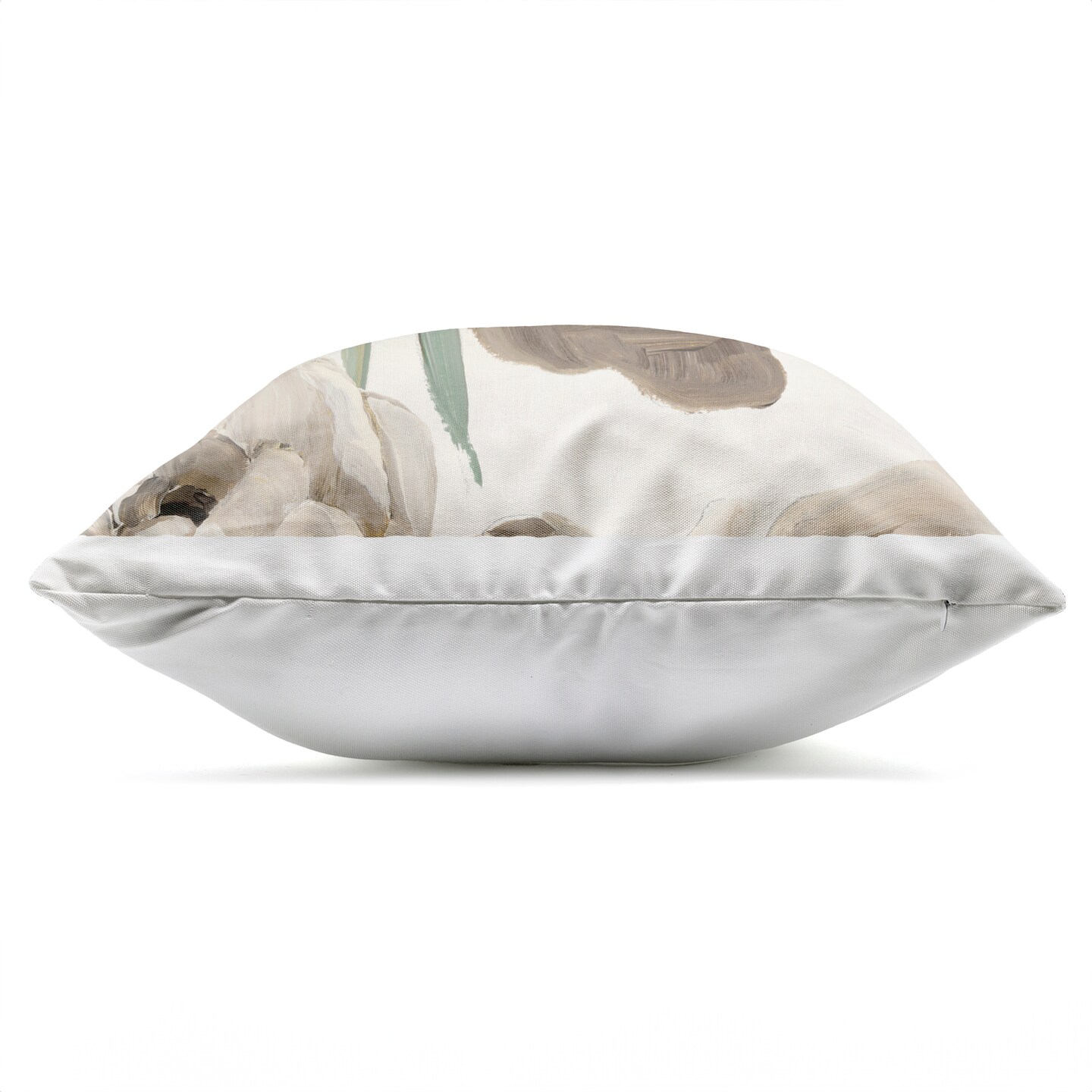 Stupell Industries Rounded Lustrous Peonies Outdoor Pillow, 18 x 7 x 18