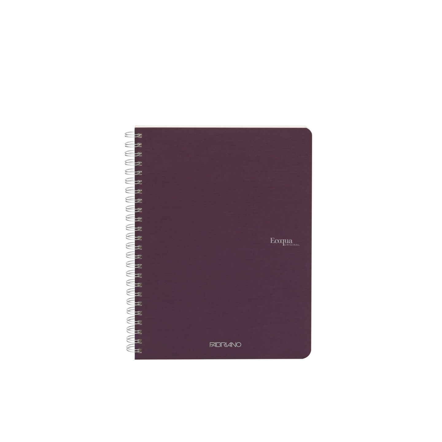 Fabriano Ecoqua Original Spiral-Bound Notebook, A5, 70 Sheets