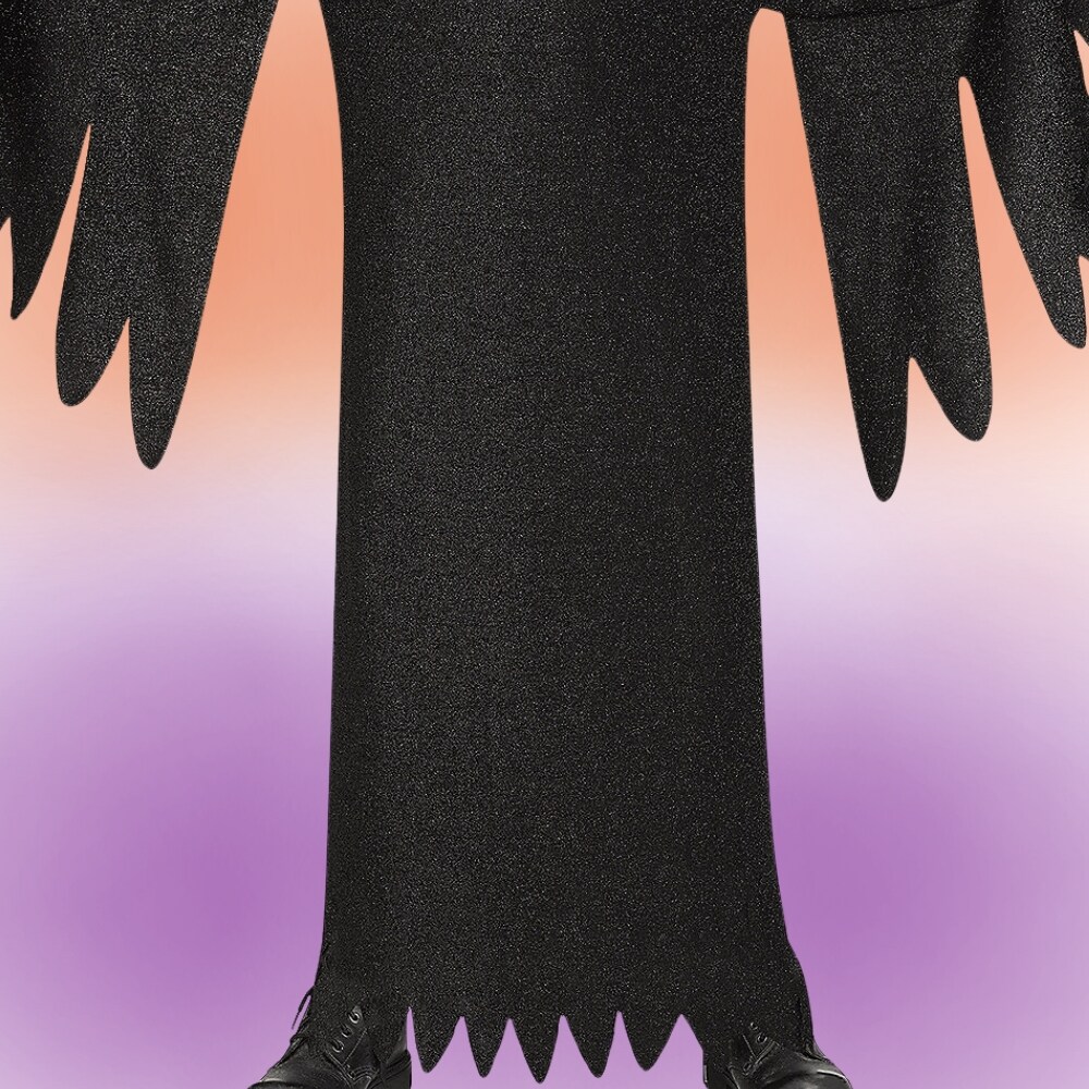 Ghost Face 25th Anniversary Child Costume Halloween Scream Hooded Robe Mask Gloves Large Size