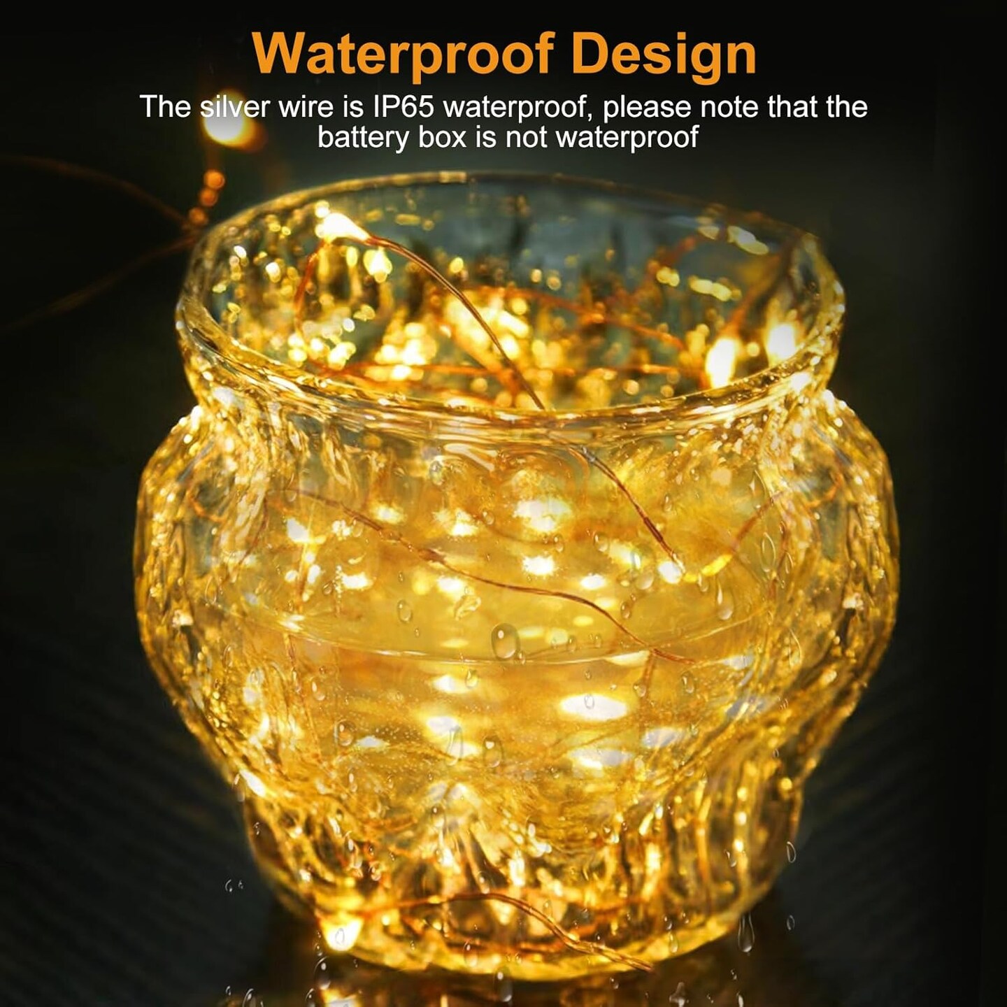 30 Pack 7FT Battery Operated Fairy Lights – 20 LED Mini Twinkle String Lights on Silver Wire, 3 Modes, Waterproof for Christmas, Weddings, Mason Jars, Table Centerpieces (Warm White)