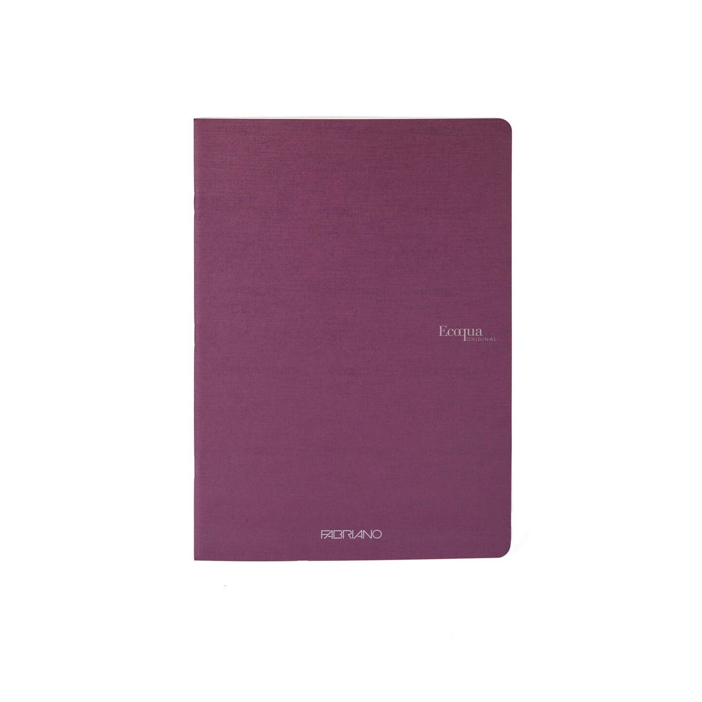 Fabriano Ecoqua Original Saddle-Stitched Notebook, Size A4, 40 Sheets, 8.3" x 11.7"
