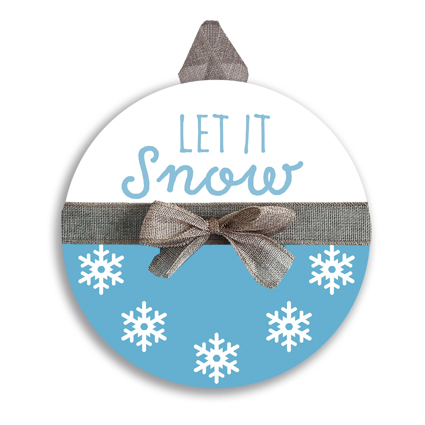 Let It Snow Door Hanger