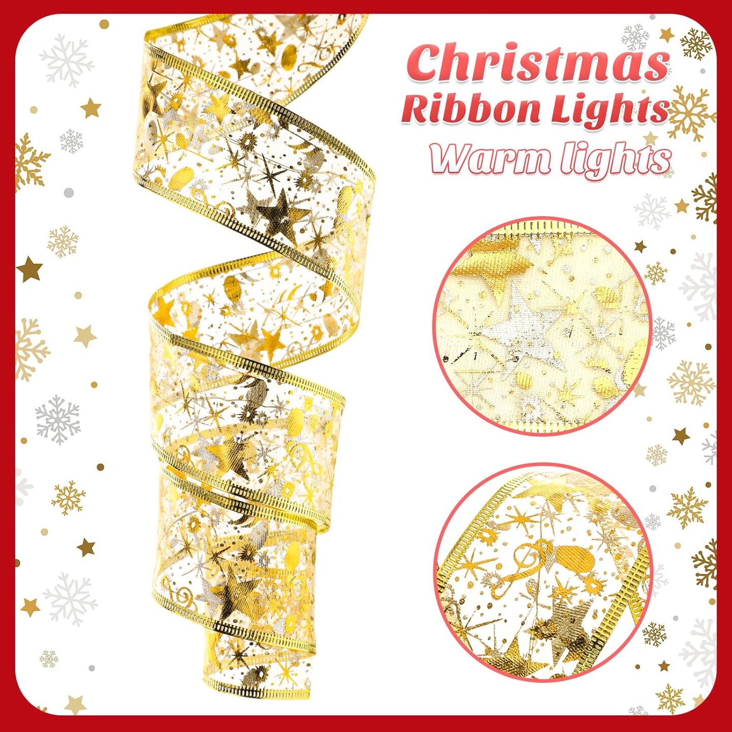 Christmas Tree Gold Garland Christmas Decorations Indoor Outdoor Party Decorations