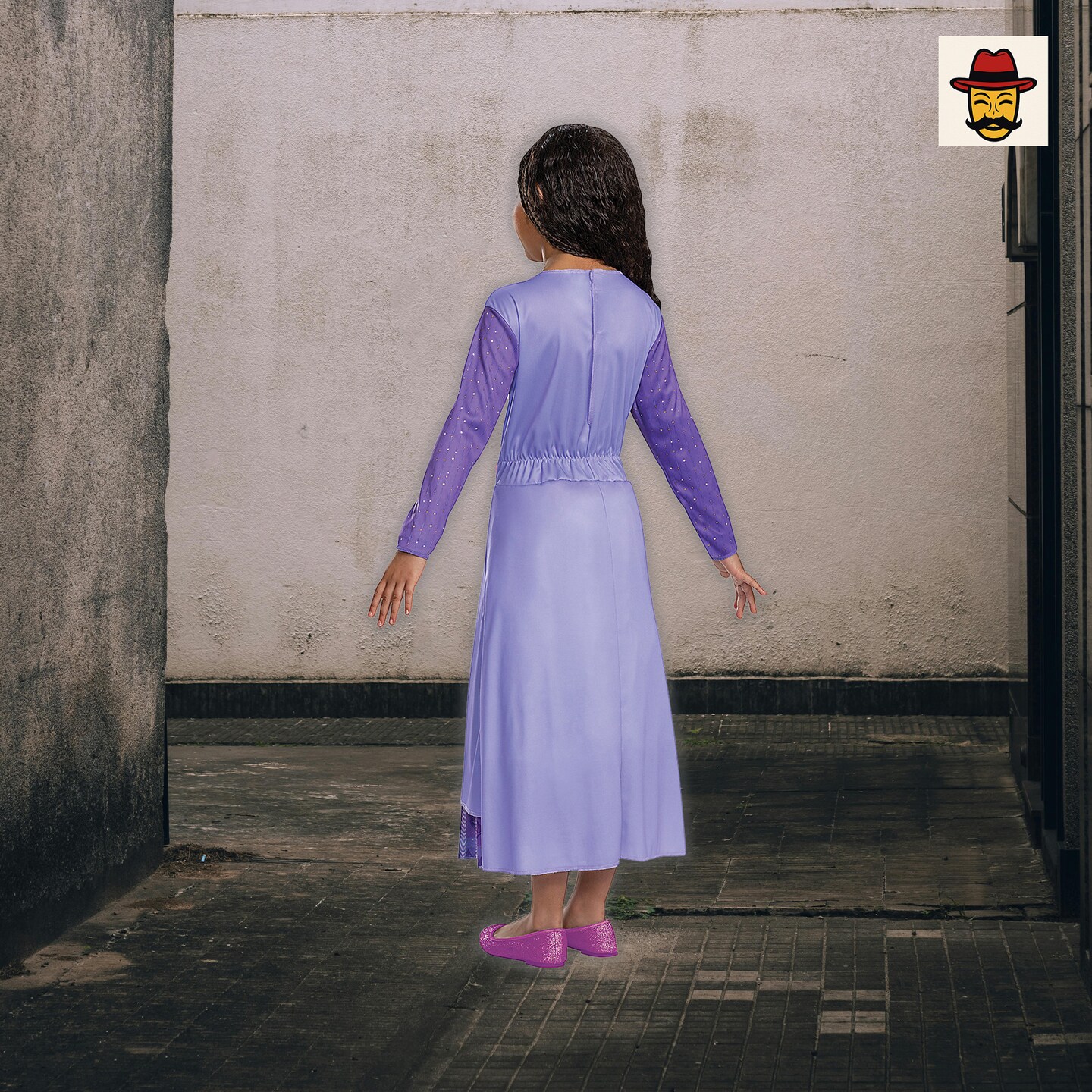 purple wish dress Disney Wish Asha Costume Dress Embroidery High-quality - Cosplay Asha for Adult